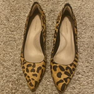 Banana Republic Real Fur Heels in Mint Condition